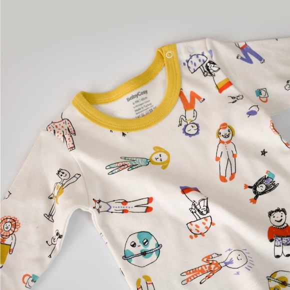 Organic Comfort Meets Adorable Design: 2-Piece Little People Set. - Picture 5 of 7